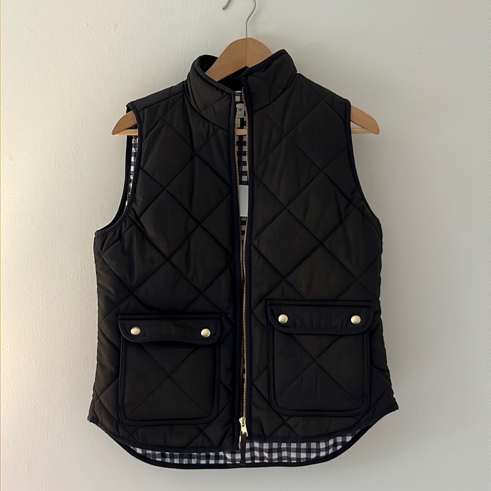 J Crew Puffer Vest, Size Small